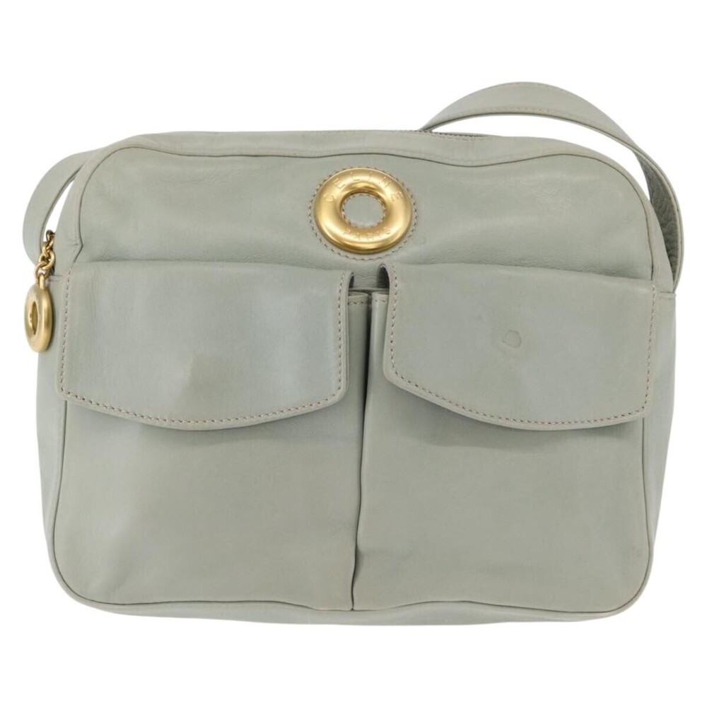 Celine Circle logo Leather